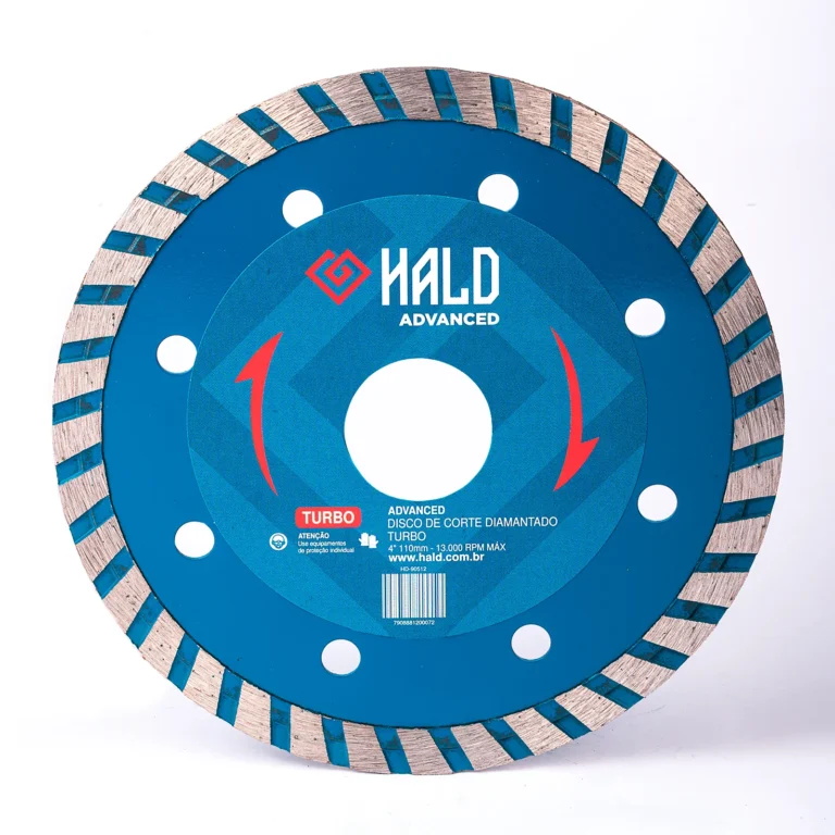 DISCO DE CORTE DIAMANTADO TURBO 4_ x 110 MM HALD ADVANCED - 2